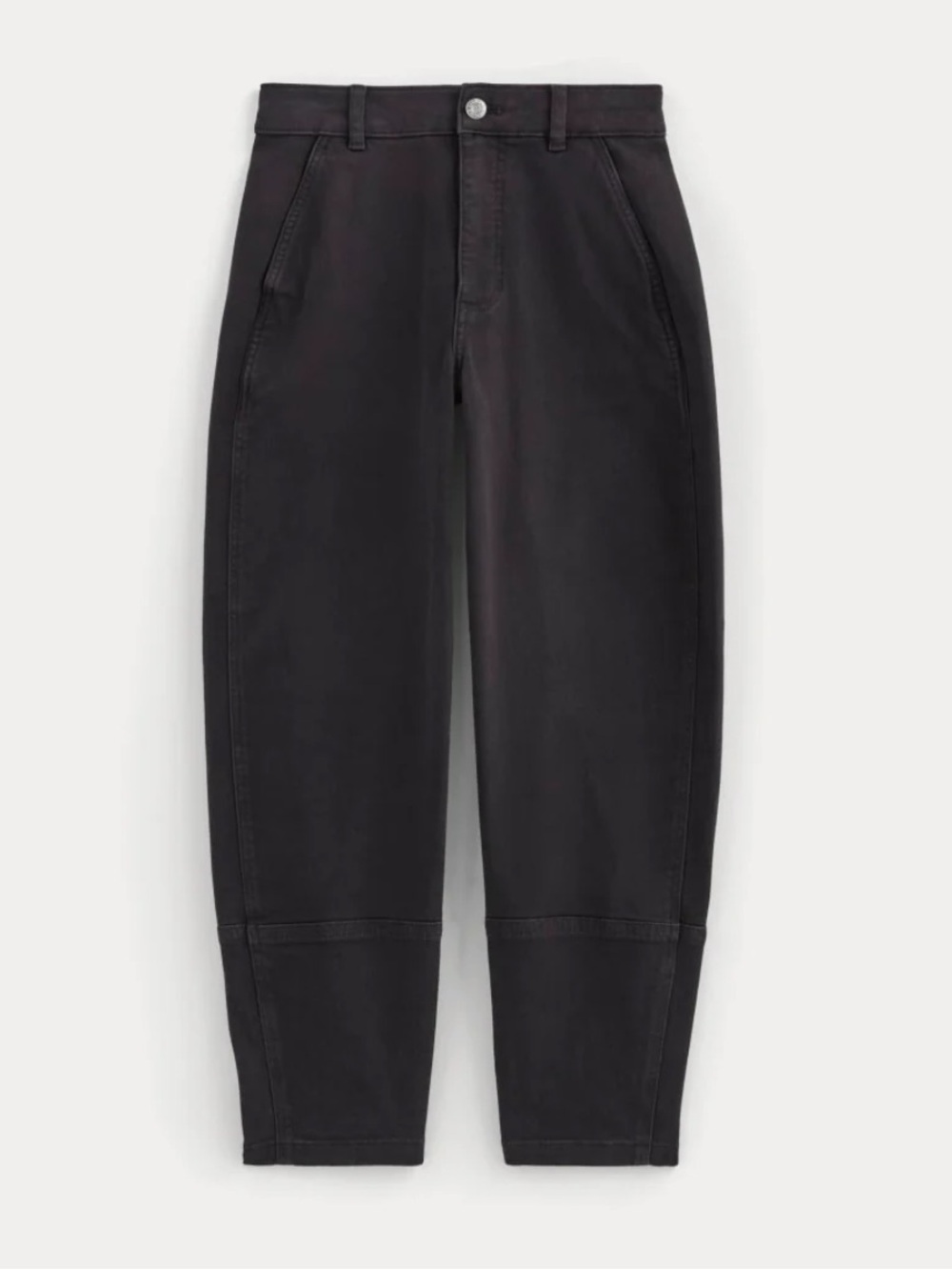 Everlane The Utility Barrel Pant Black 8R Organic Cotton Cropped Barrel Jeans - Picture 7 of 7